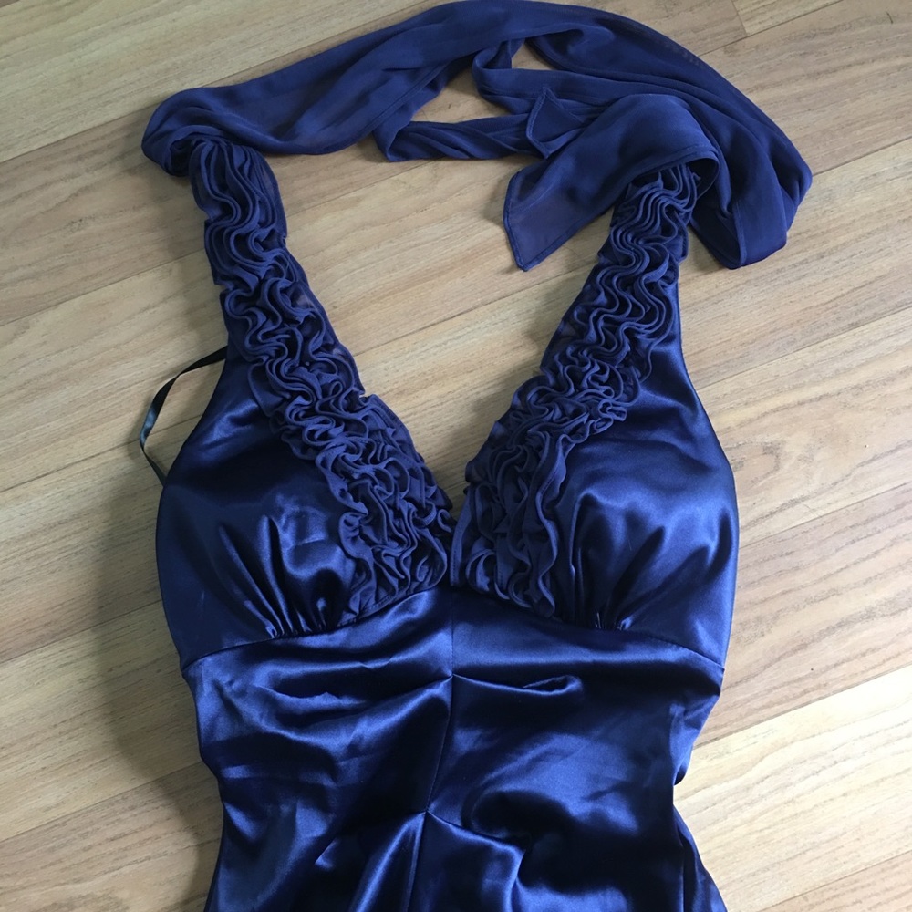 Royal blue formal dress